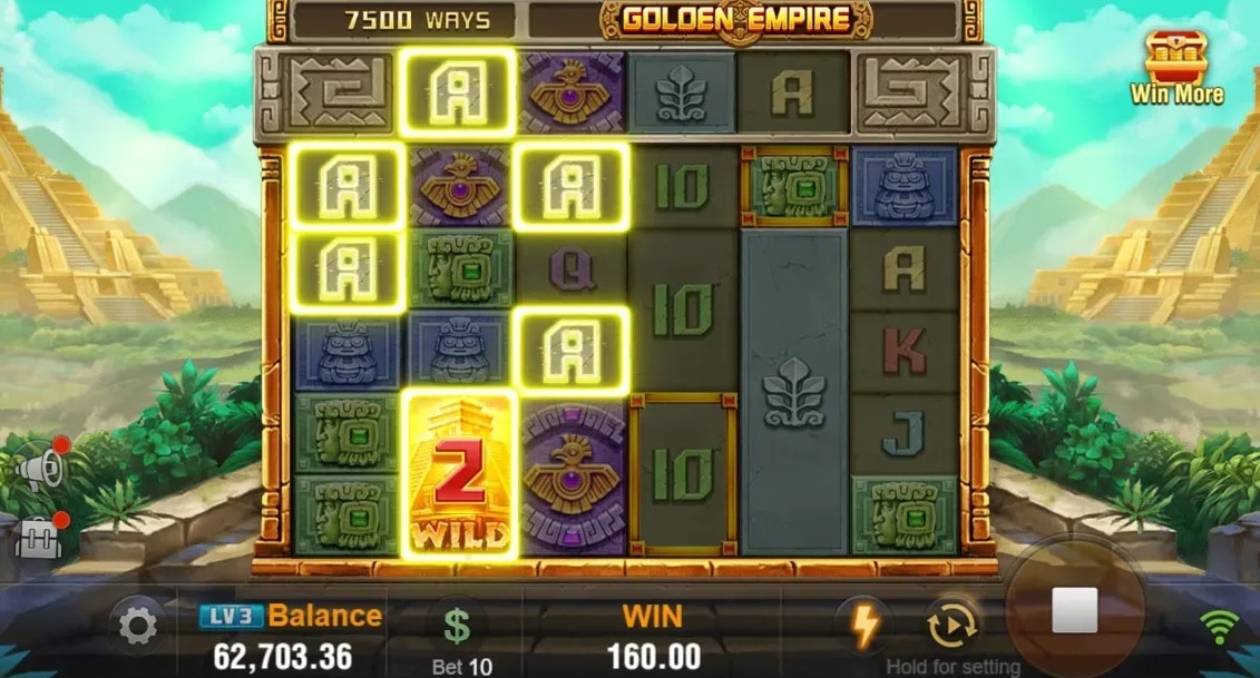 12cuci Gameplay Screenshot: JILI Golden Empire
