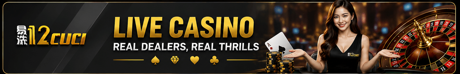 Live Casino – Real Dealers, Real Thrills on 12cuci casino