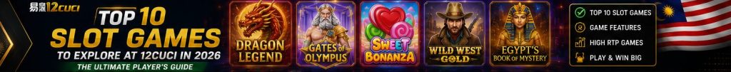 Top 10 Slot Games in 2026 at 12cuci