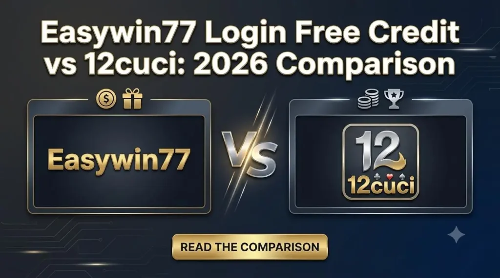 Easywin77 Login Free Credit vs 12cuci: 2026 Comparison