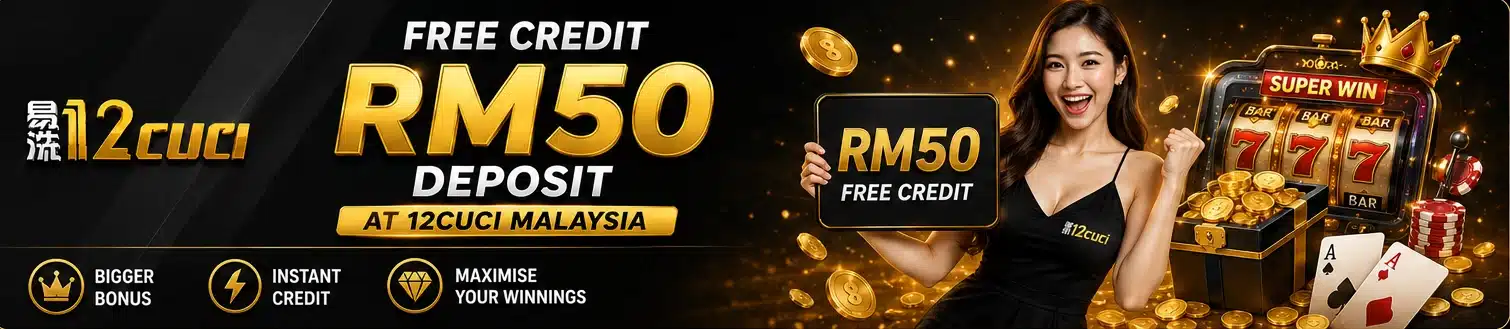 12cuci: Free Credit RM50 No Deposit